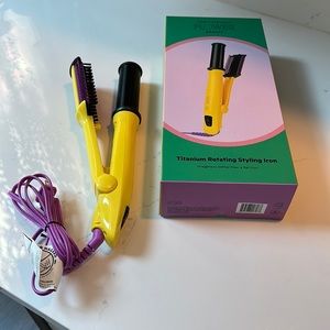 Flower Hair Tools Titanium 1.25" Rotating Styling